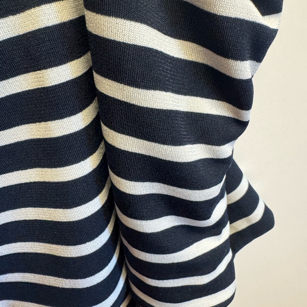 Christopher & Banks Black and White Strapless Dress - Picture 5 of 6